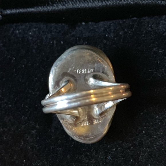 Sterling blue/turquoise diamond - Picture 3 of 5